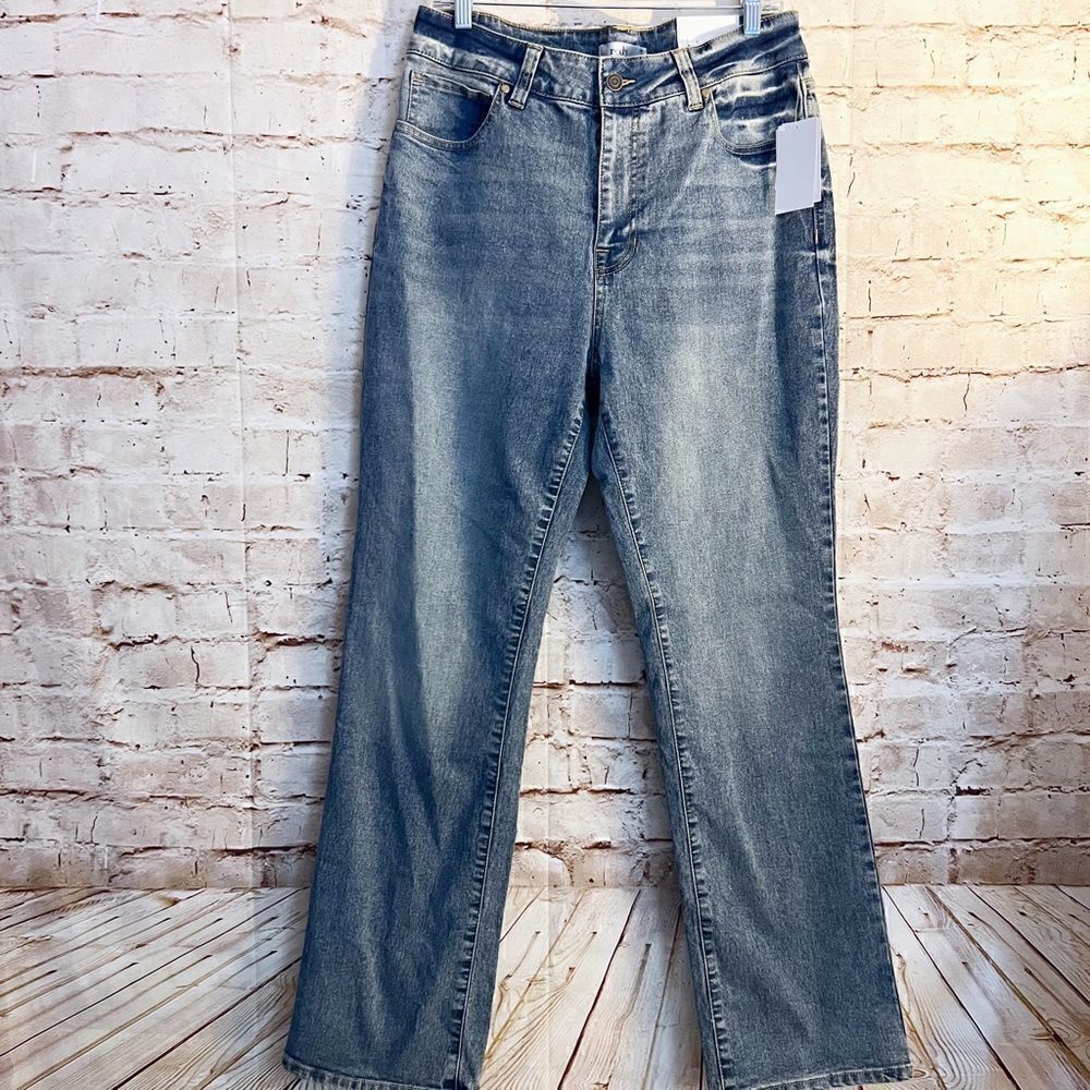 Redy high rise flare jeans curvy